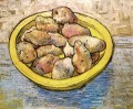 黄色い皿に入ったジャガイモの静物画 フィンセント・ファン・ゴッホ